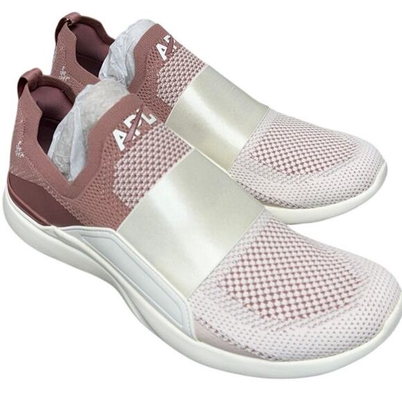 NIB APL TechLoom Bliss Ivory Creme Beachwood Athletic Running Sneakers Size 10.5 - Picture 2 of 6